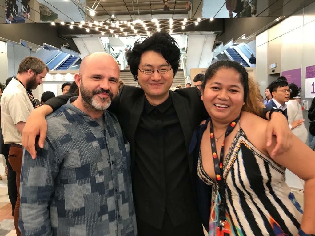 Joining Canne Festival Kongchak Studio Team and Davy Chou at Canne International Film Festival